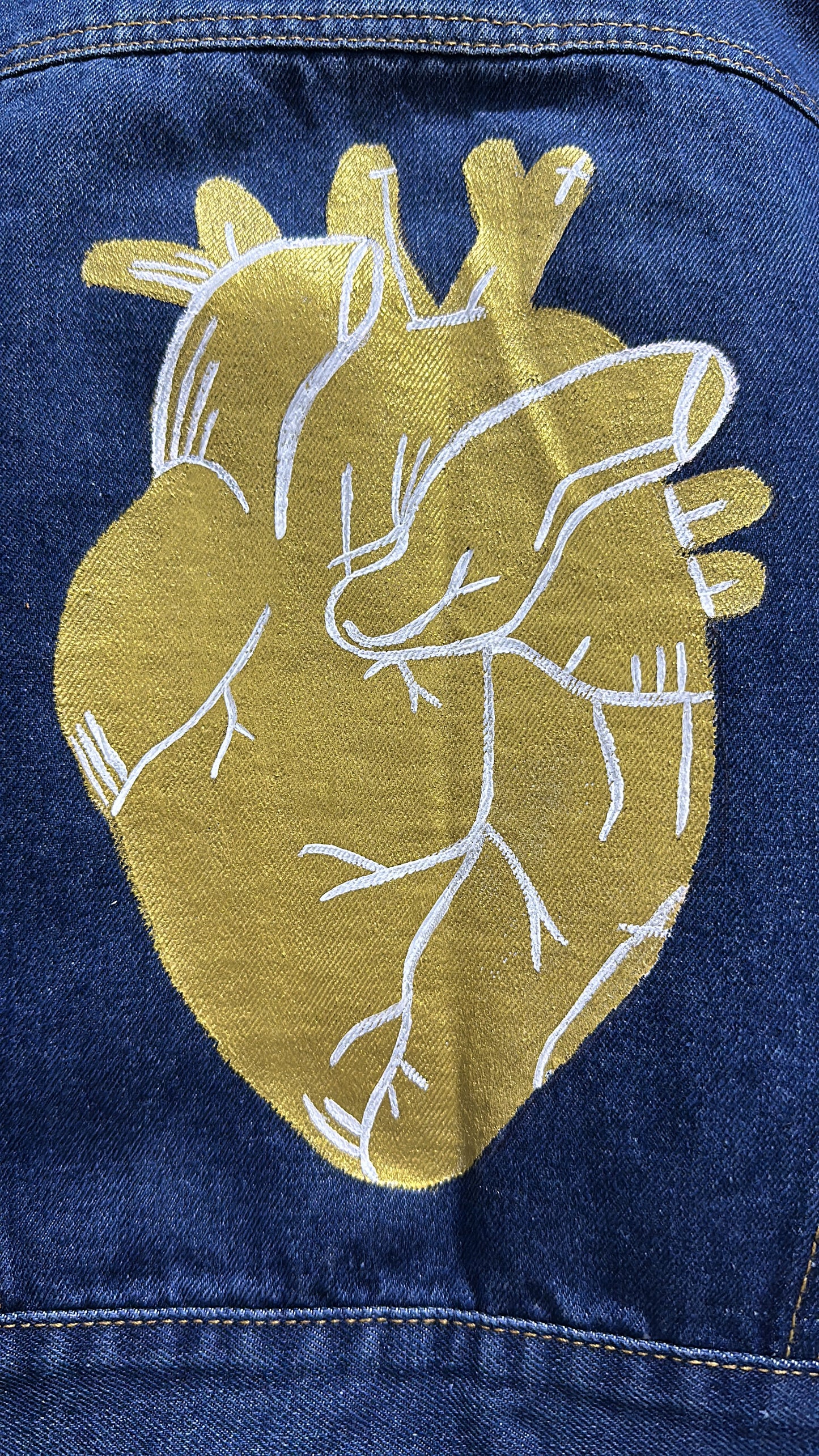 Cazadora corazón de oro