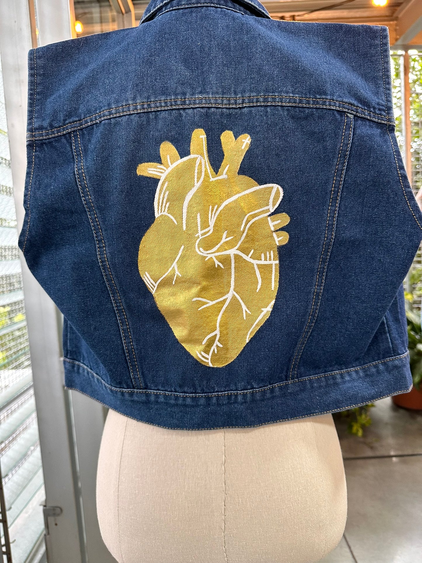 Cazadora corazón de oro