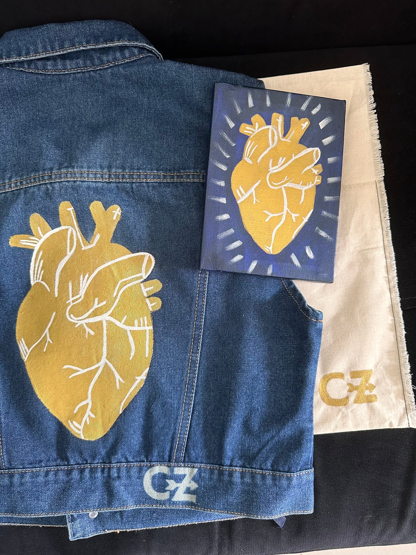 Cazadora corazón de oro