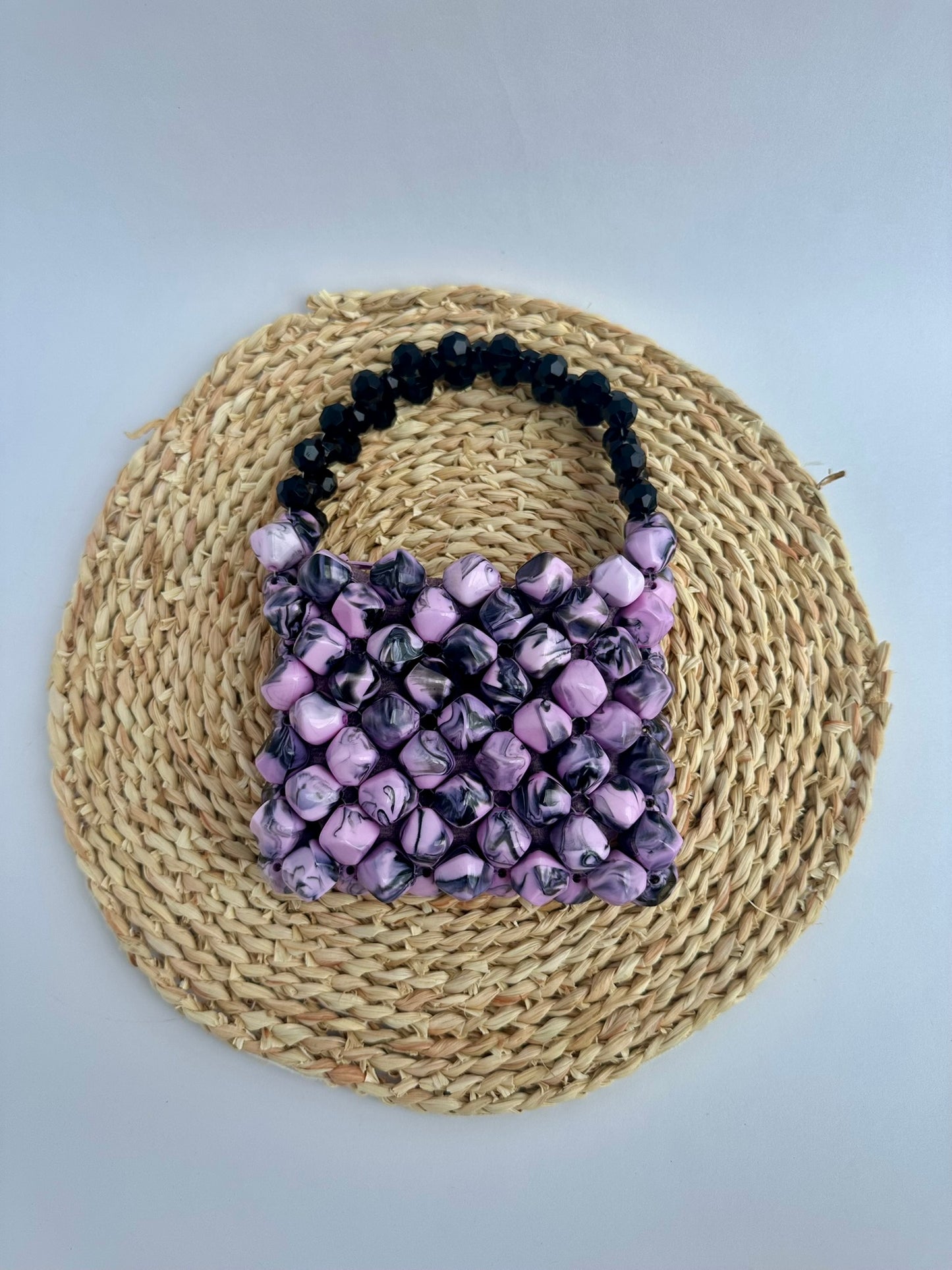 Bolso veteado de mora