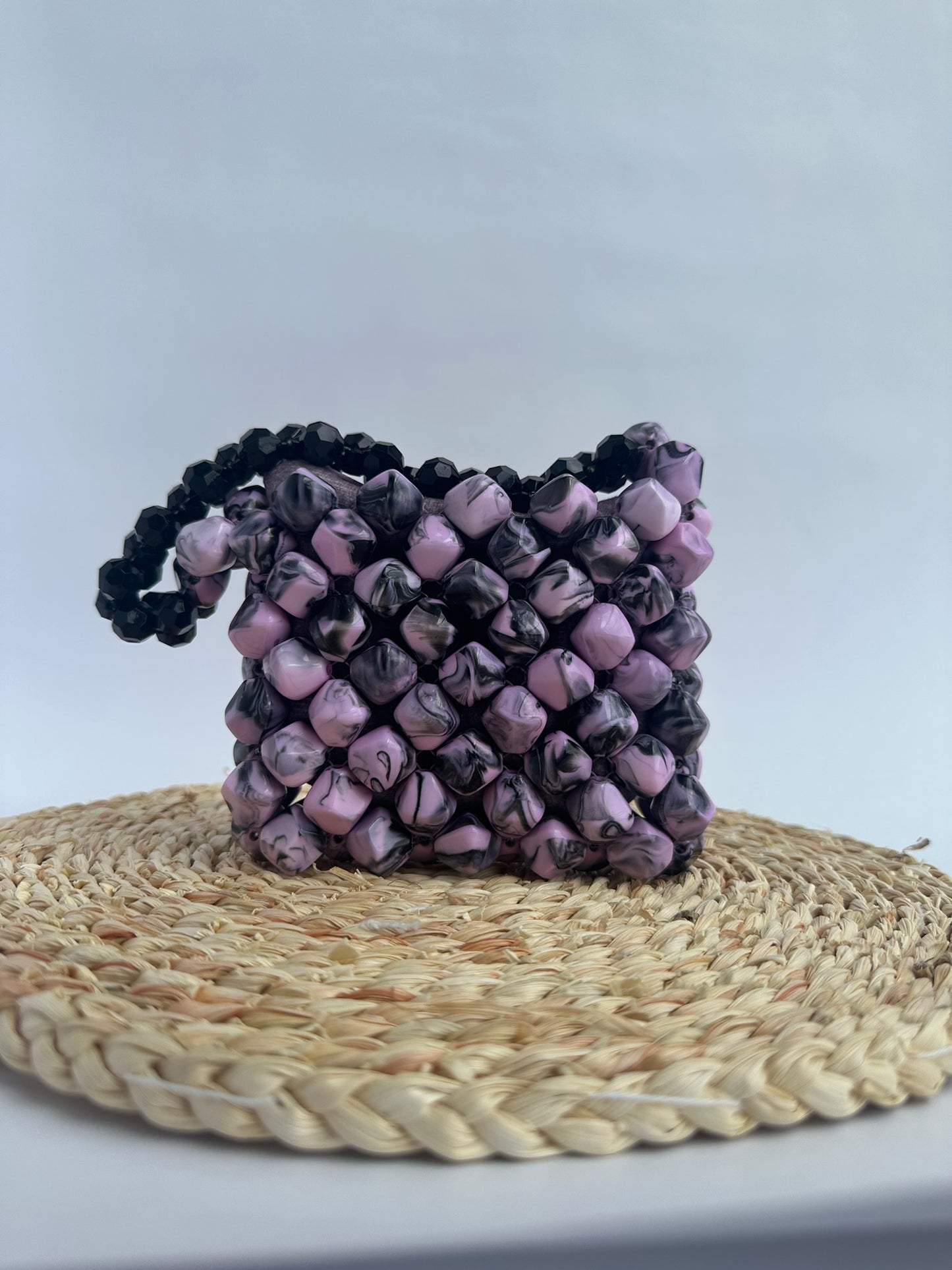 Bolso veteado de mora