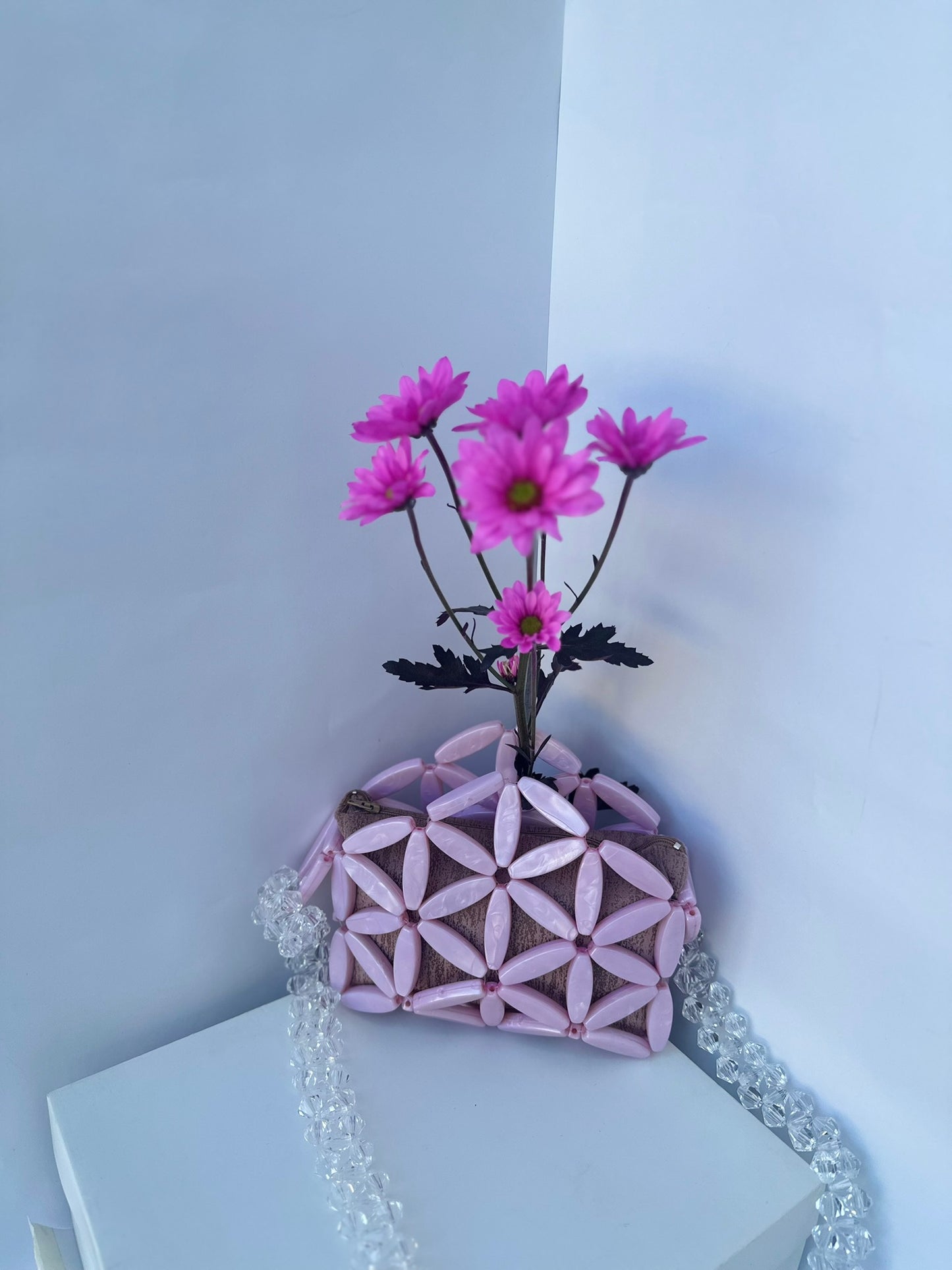 Boso margarita rosa