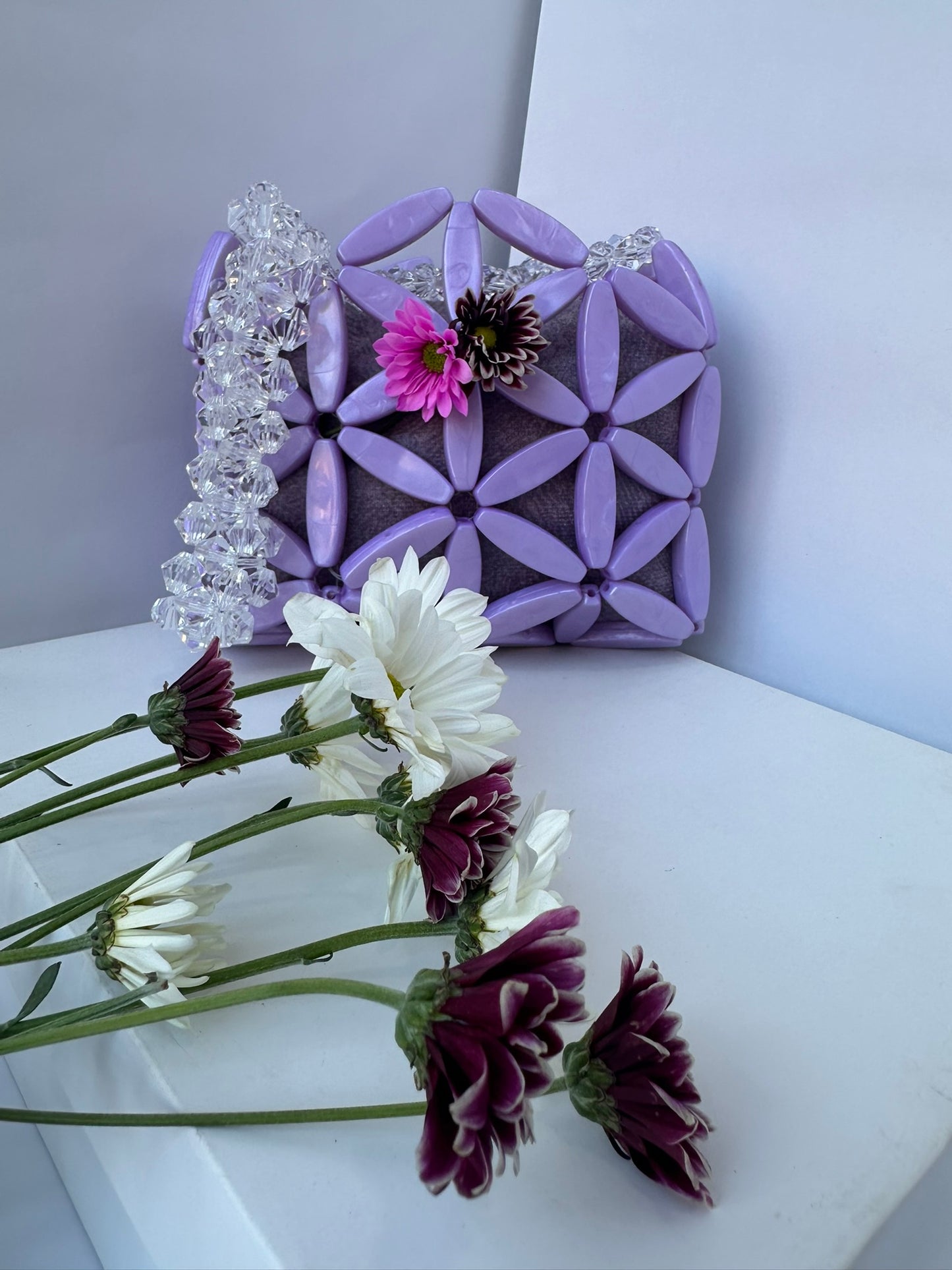 Bolso Margaritas lila