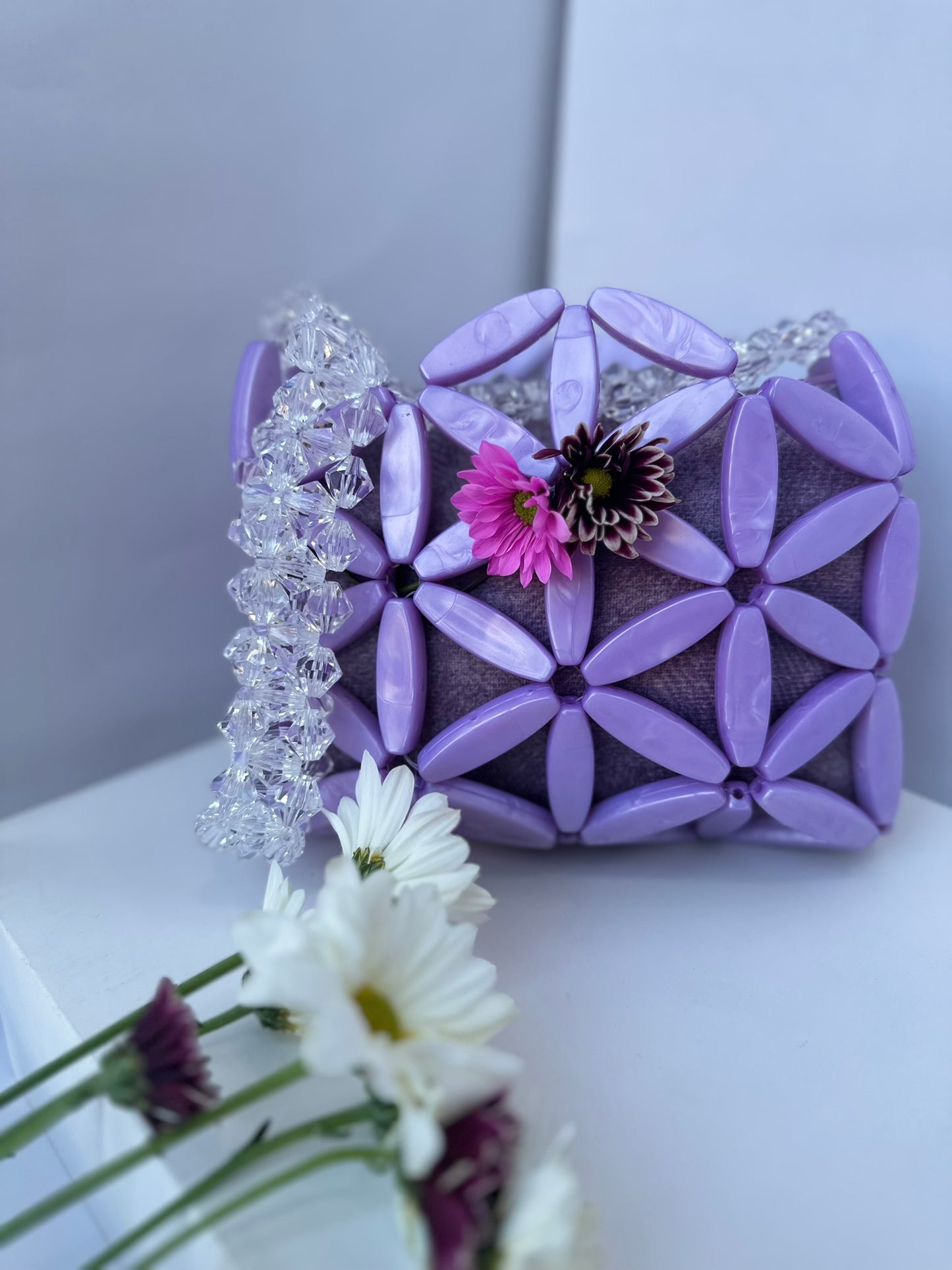 Bolso Margaritas lila