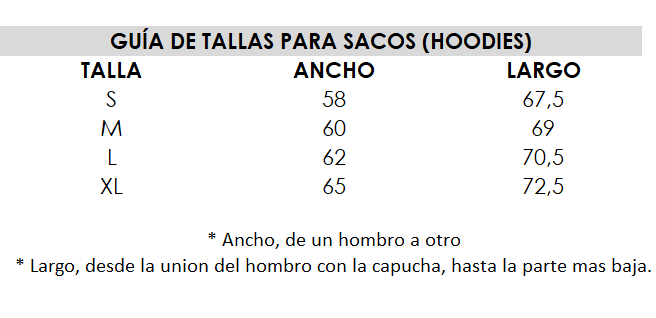 Saco bordado, Somos