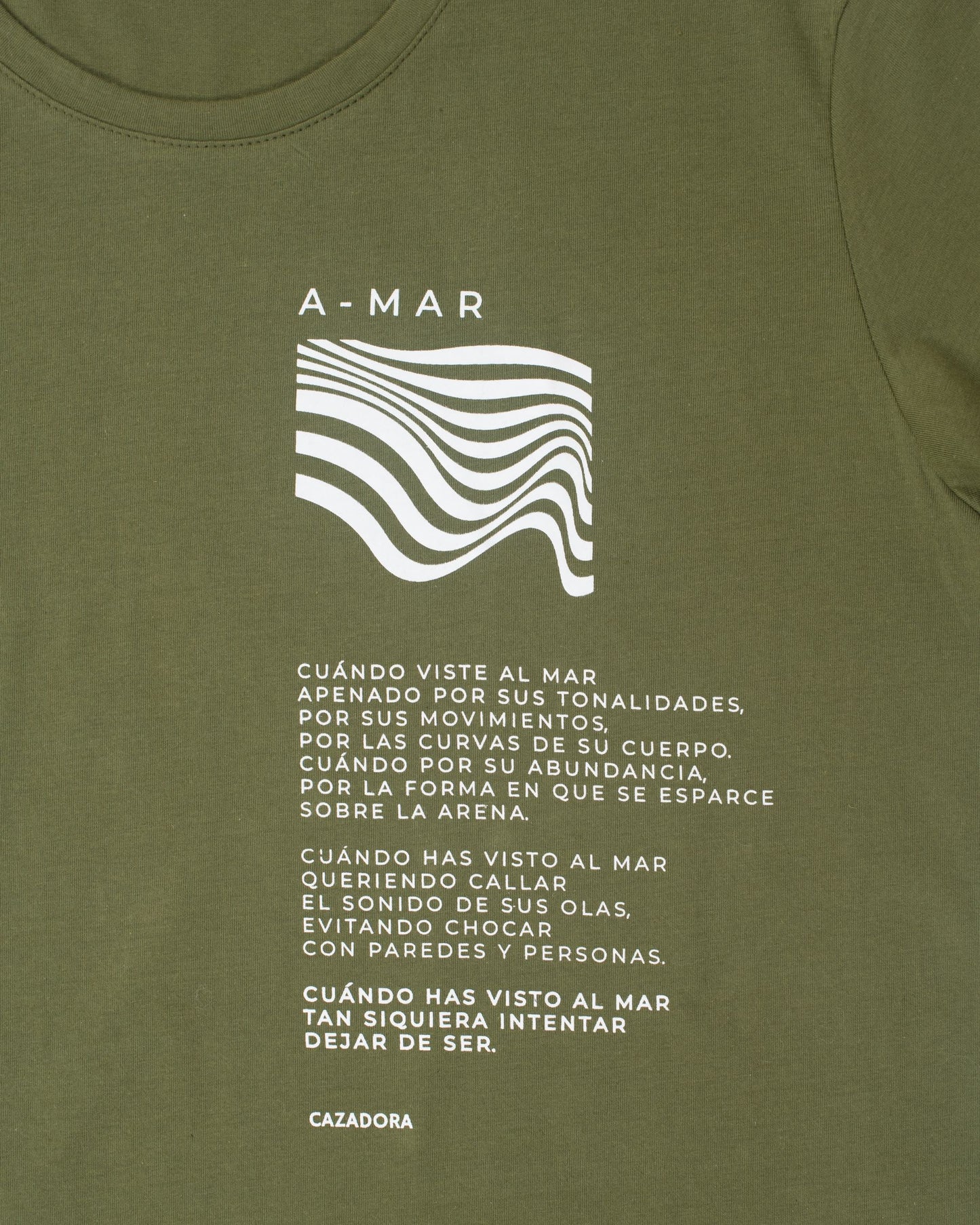 Camiseta verde oliva referencia A-mar